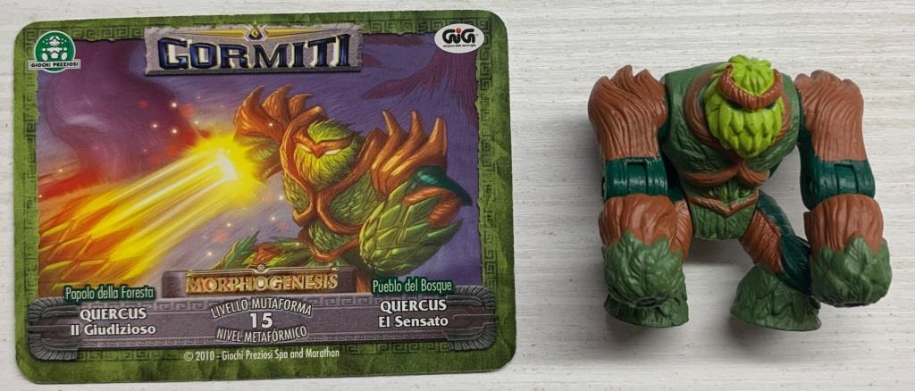 Gormiti Morphogenesis - Quercus il Giudizioso con carta
