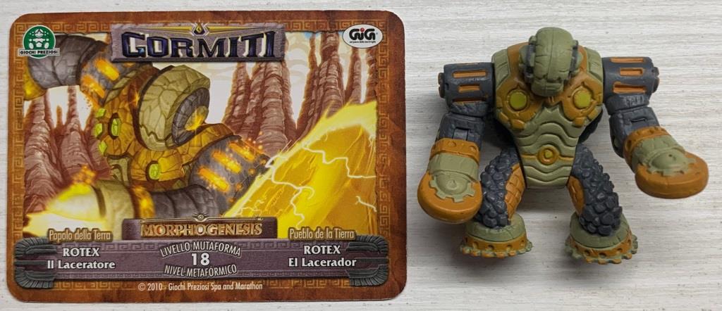 Gormiti Morphogenesis - Rotex il Laceratore con carta