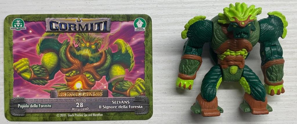 Gormiti Morphogenesis - Selvans il Signore della Foresta con carta