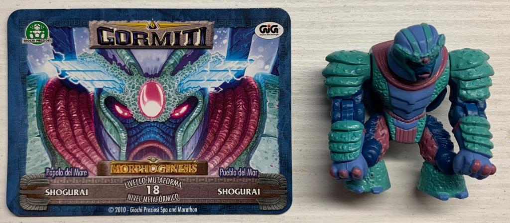 Gormiti Morphogenesis - Shogurai con carta
