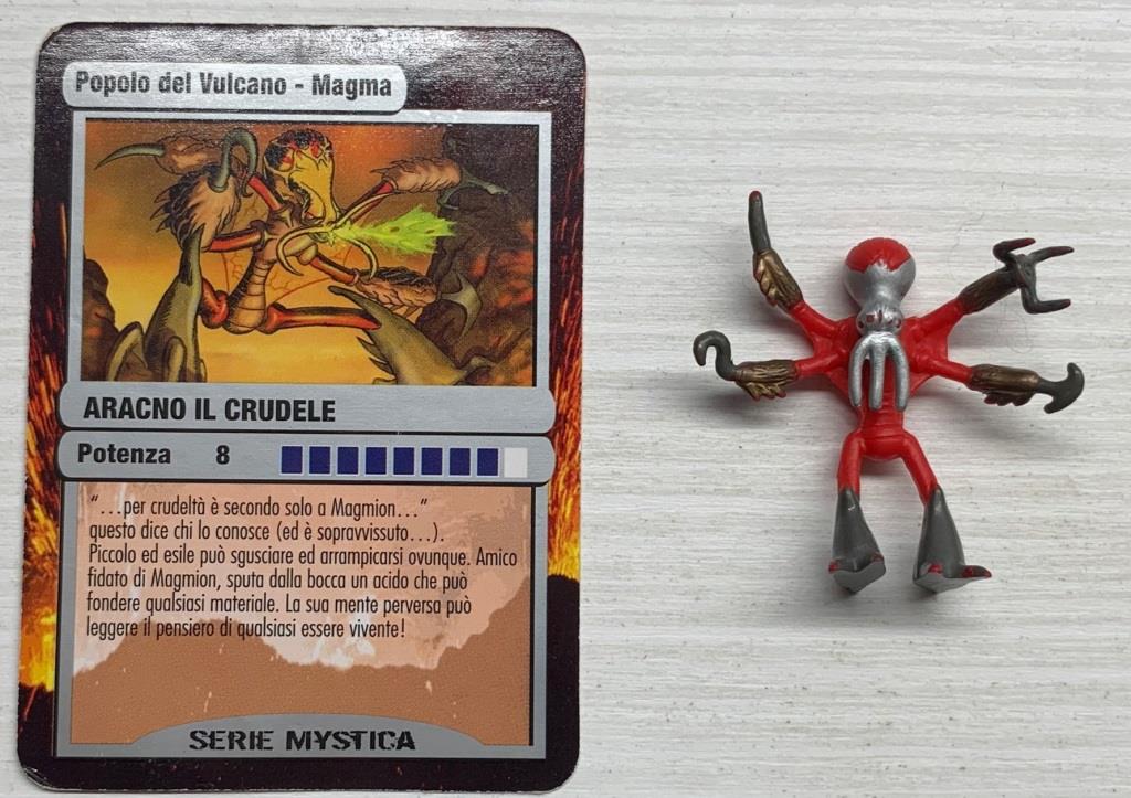 Gormiti Mystica - Aracno il Crudele con carta