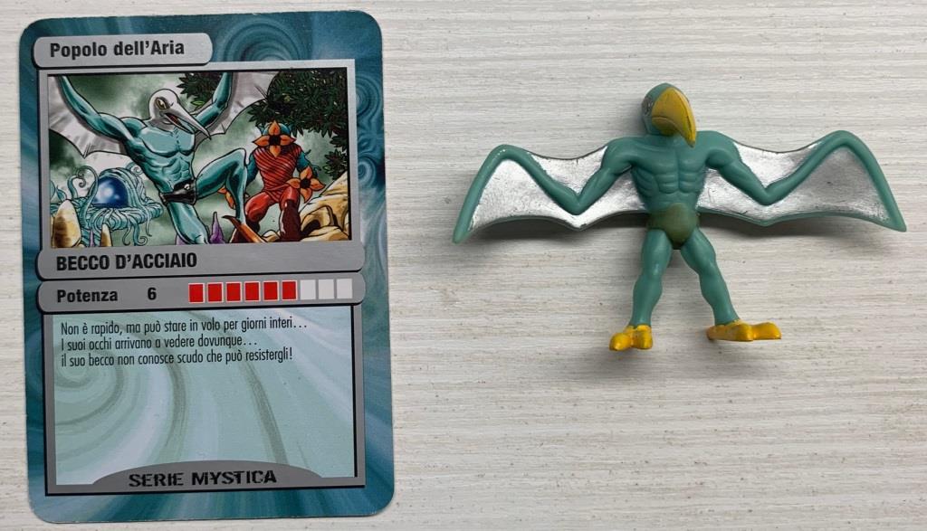 Gormiti Mystica - Becco d'Acciaio con carta