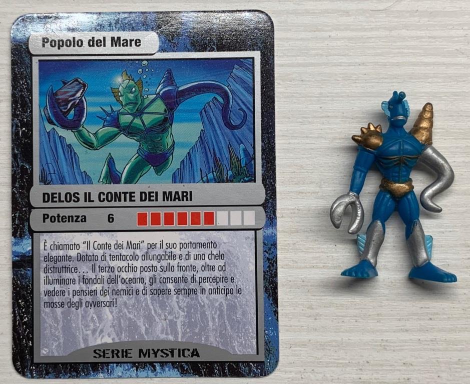 Gormiti Mystica - Delos il Conte dei Mari con carta