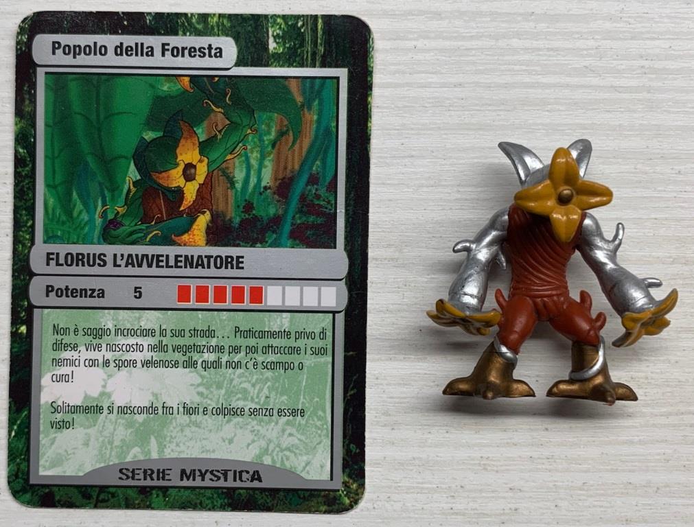 Gormiti Mystica - Florus l'Avvelenatore con carta