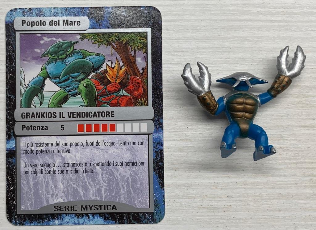 Gormiti Mystica - Grankios il Vendicatore con carta