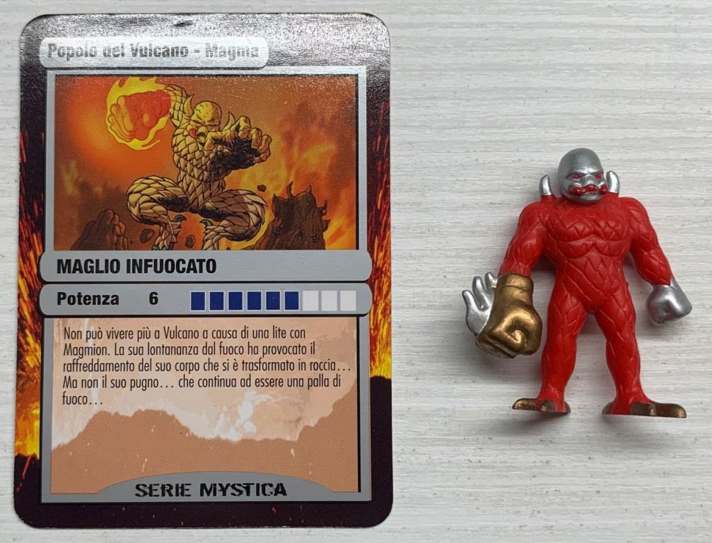 Gormiti Mystica - Maglio Infuocato con carta