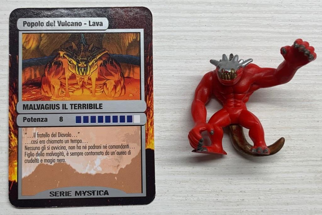 Gormiti Mystica - Malvagius il Terribile con carta