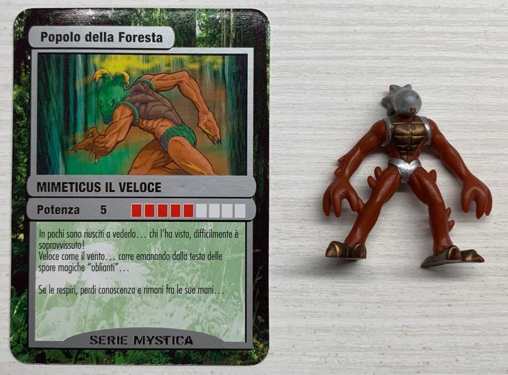 Gormiti Mystica - Mimeticus il Veloce con carta