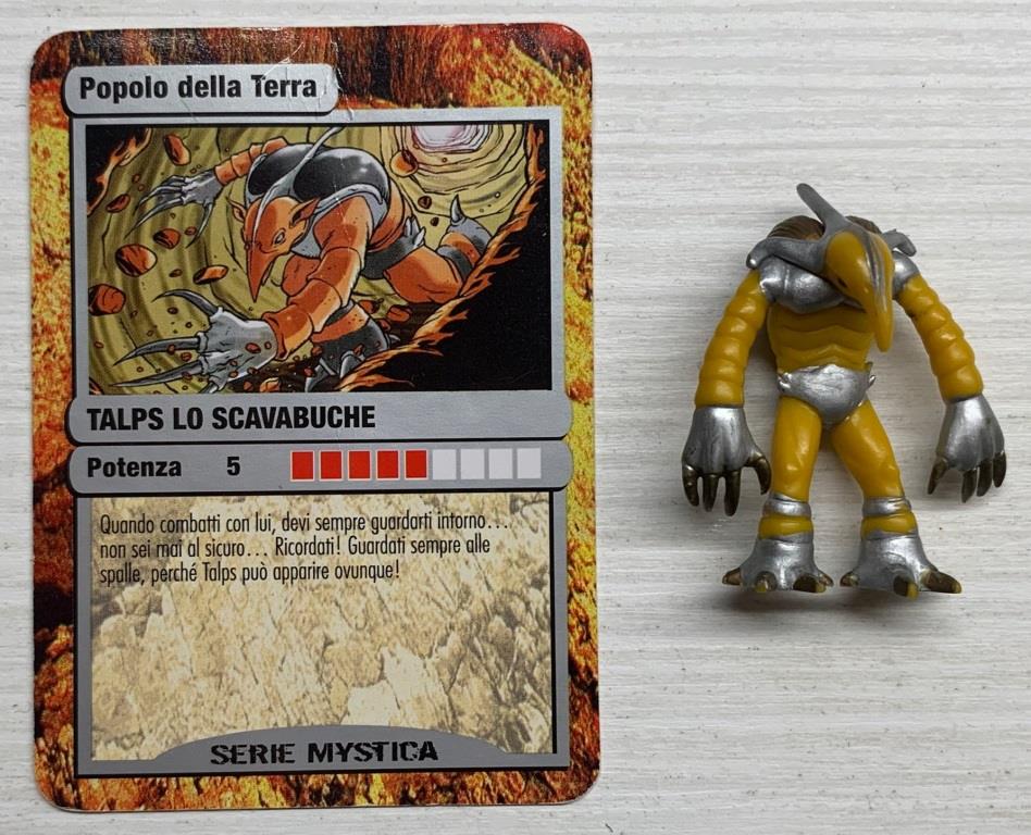 Gormiti Mystica - Talps lo Scavabuche con carta