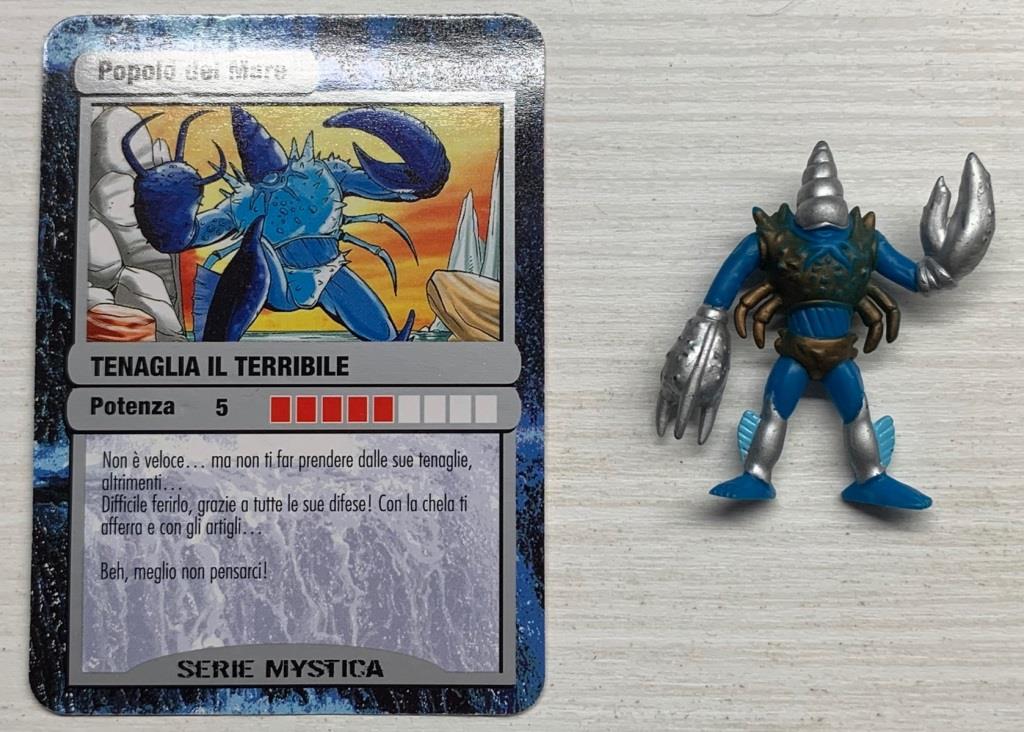 Gormiti Mystica - Tenaglia il Terribile con carta