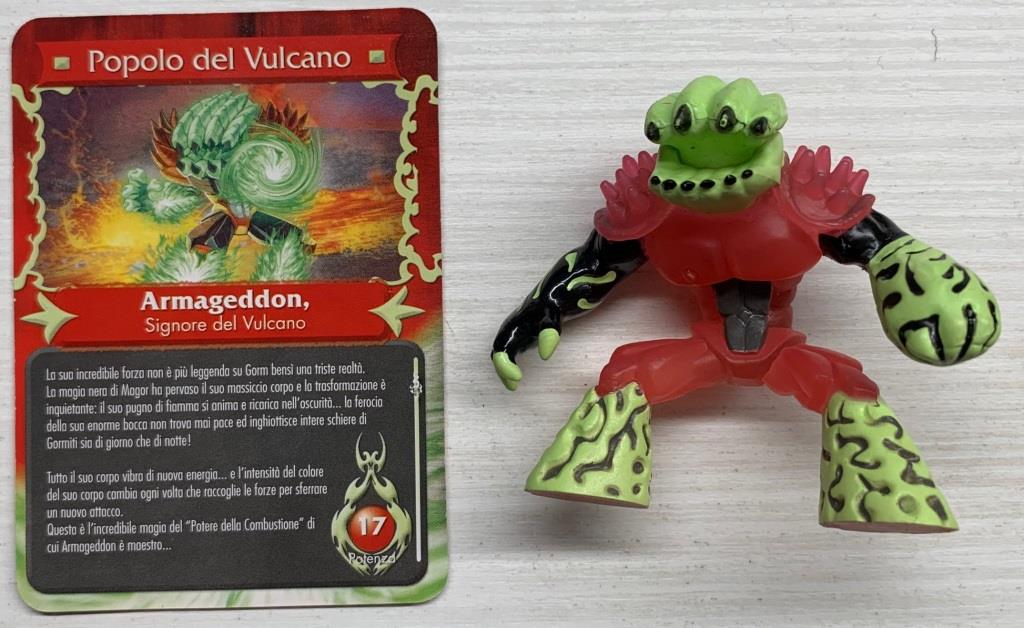 Gormiti Mythos - Armageddon il Signore del Vulcano con carta
