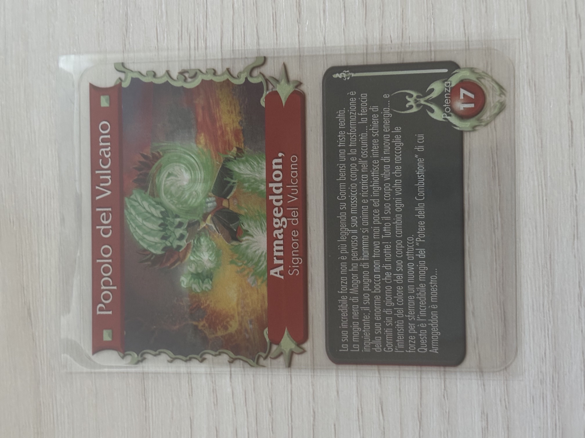 Gormiti - Armageddon il Signore del Vulcano Plasticard