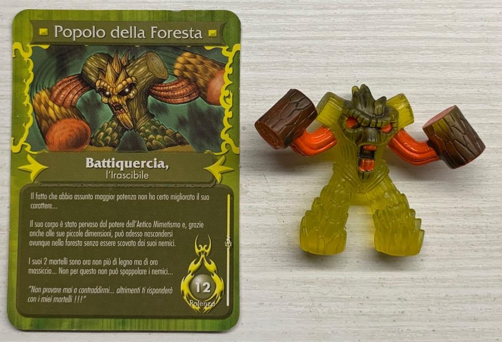 Gormiti Mythos - Battiquercia l'Irascibile con carta