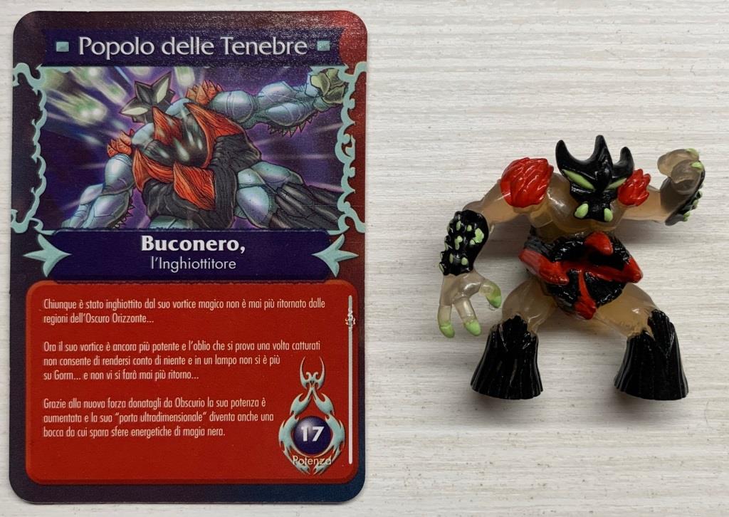 Gormiti Mythos - Buconero l'Inghiottitore con carta