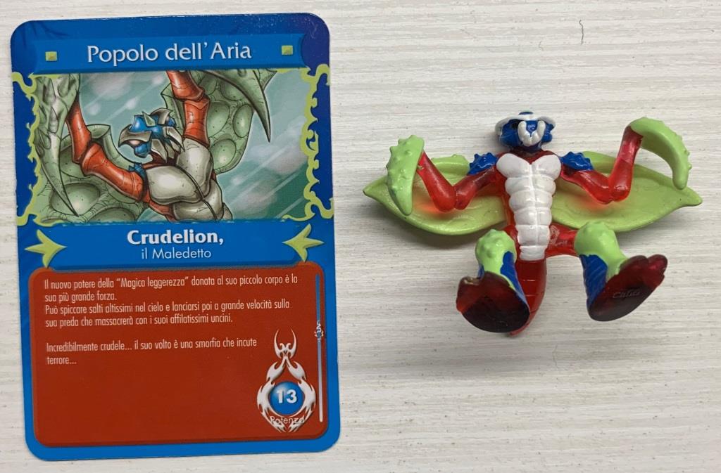 Gormiti Mythos - Crudelion il Maledetto con carta