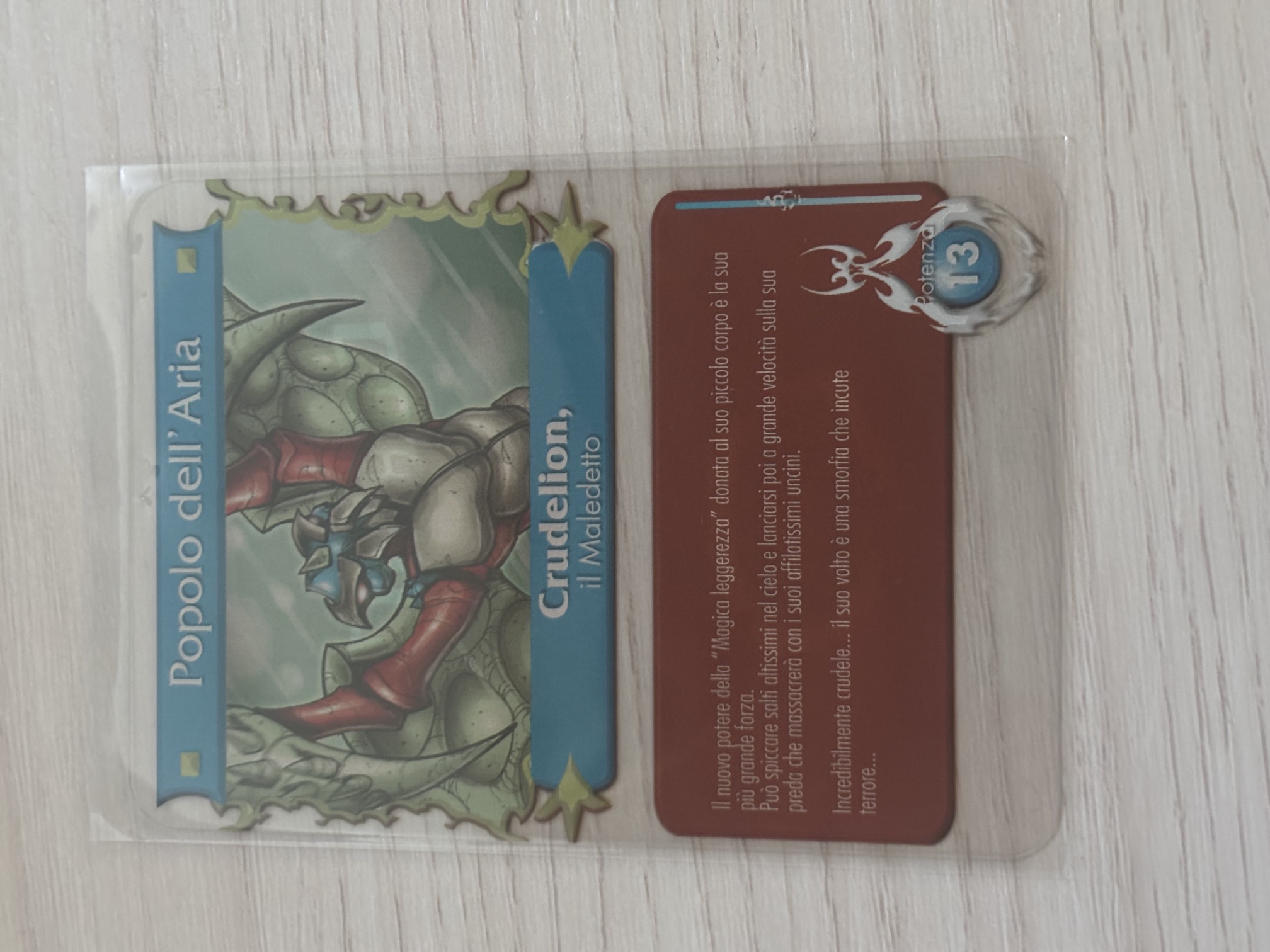 Gormiti - Crudelion il Maledetto Plasticard