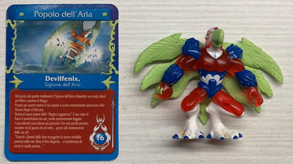 Gormiti Mythos - Devilfenix il Signore dell'Aria con carta