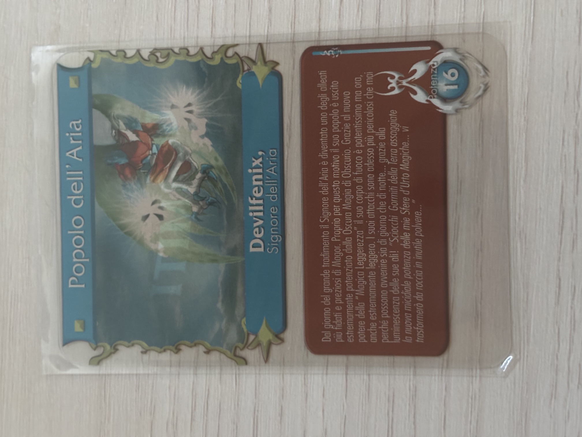 Gormiti - Devilfenix il Signore dell'Aria Plasticard