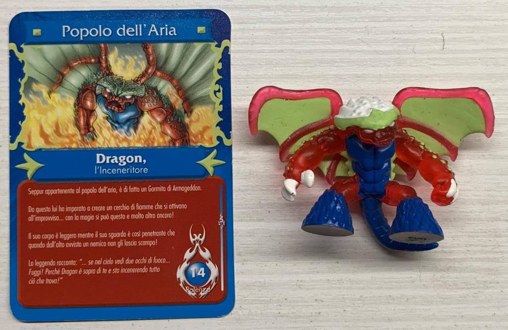 Gormiti Mythos - Dragon l'Inceneritore con carta