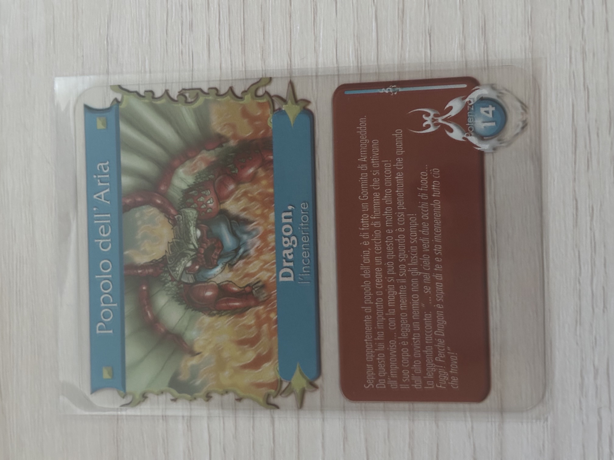 Gormiti - Dragon l'Inceneritore Plasticard