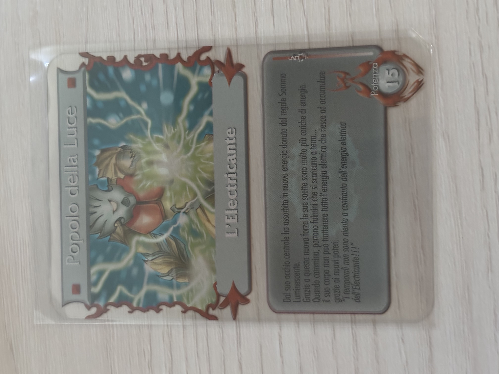 Gormiti - L'Electricante Plasticard