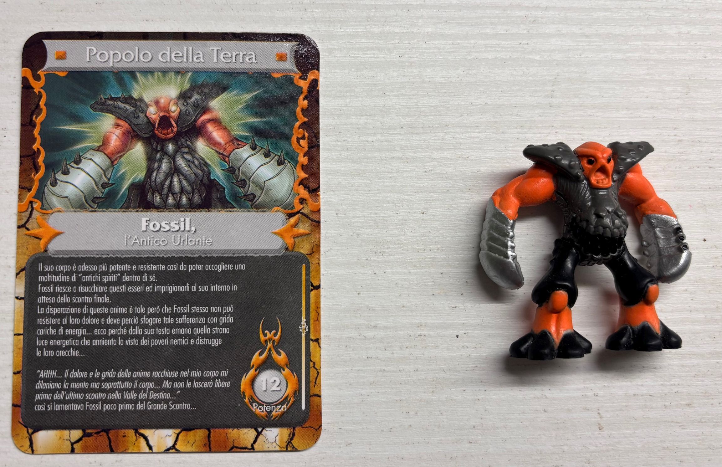 Gormiti Mythos - Fossil L'Antico Urlante con carta