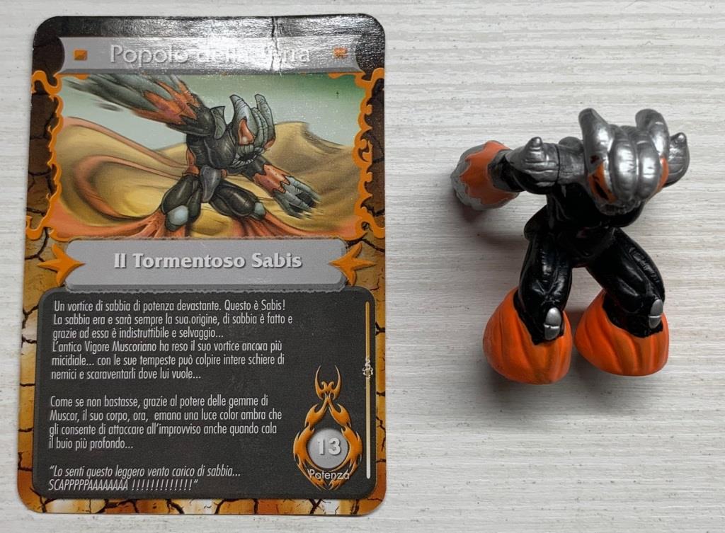Gormiti Mythos - Il Tormentoso Sabis con carta