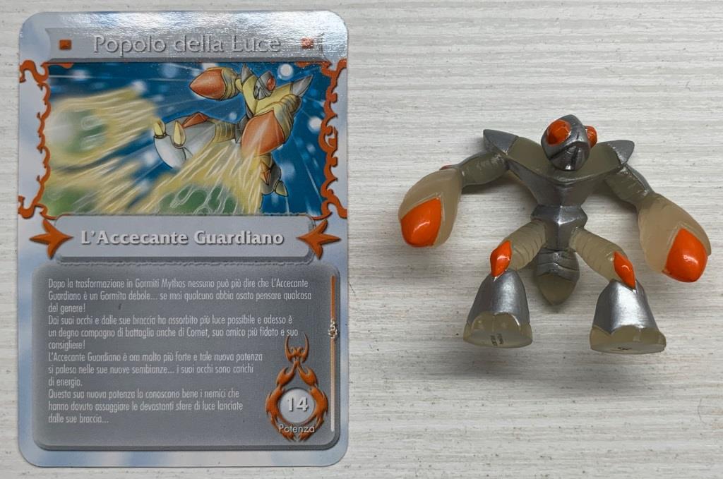 Gormiti Mythos - L'Accecante Guardiano con carta