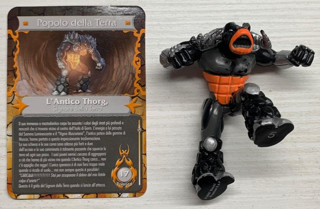 Gormiti Mythos - L'Antico Thorg il Signore della Terra con carta