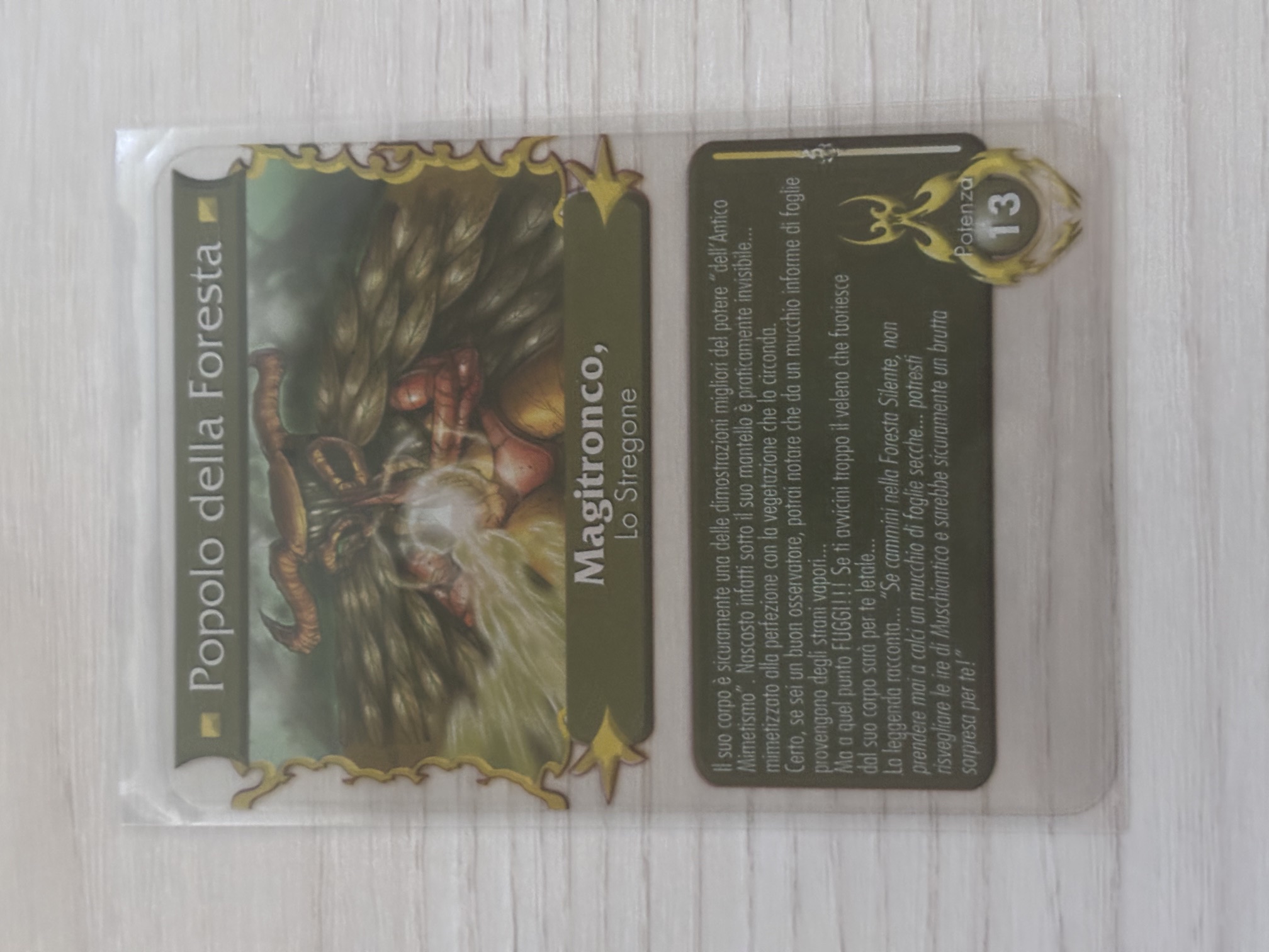 Gormiti - Magitronco lo Stregone Plasticard