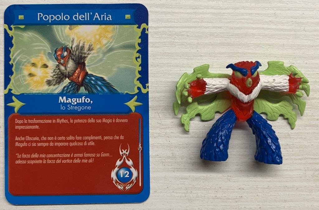 Gormiti Mythos - Magufo lo Stregone con carta
