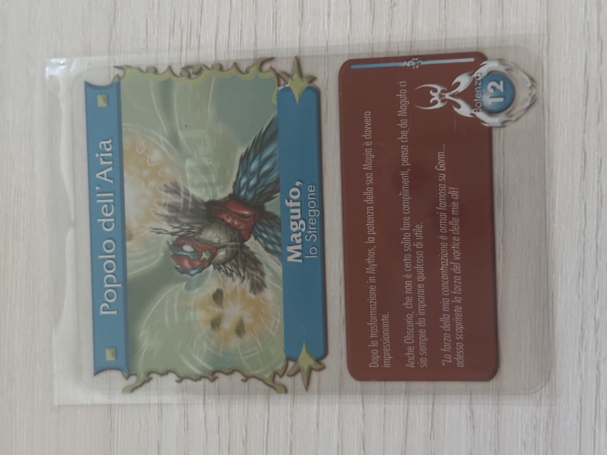 Gormiti - Magufo lo Stregone Plasticard