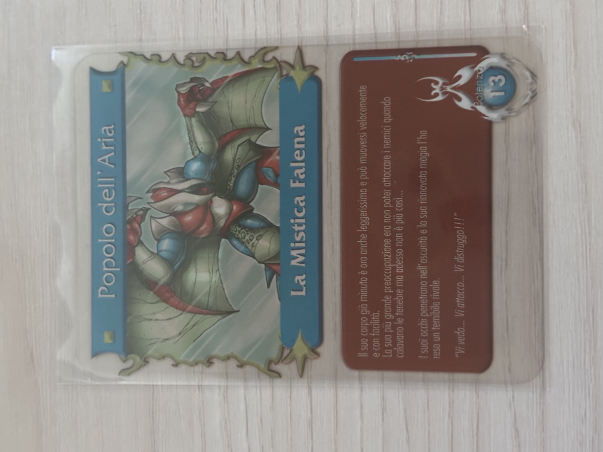 Gormiti - La Mistica Falena Plasticard