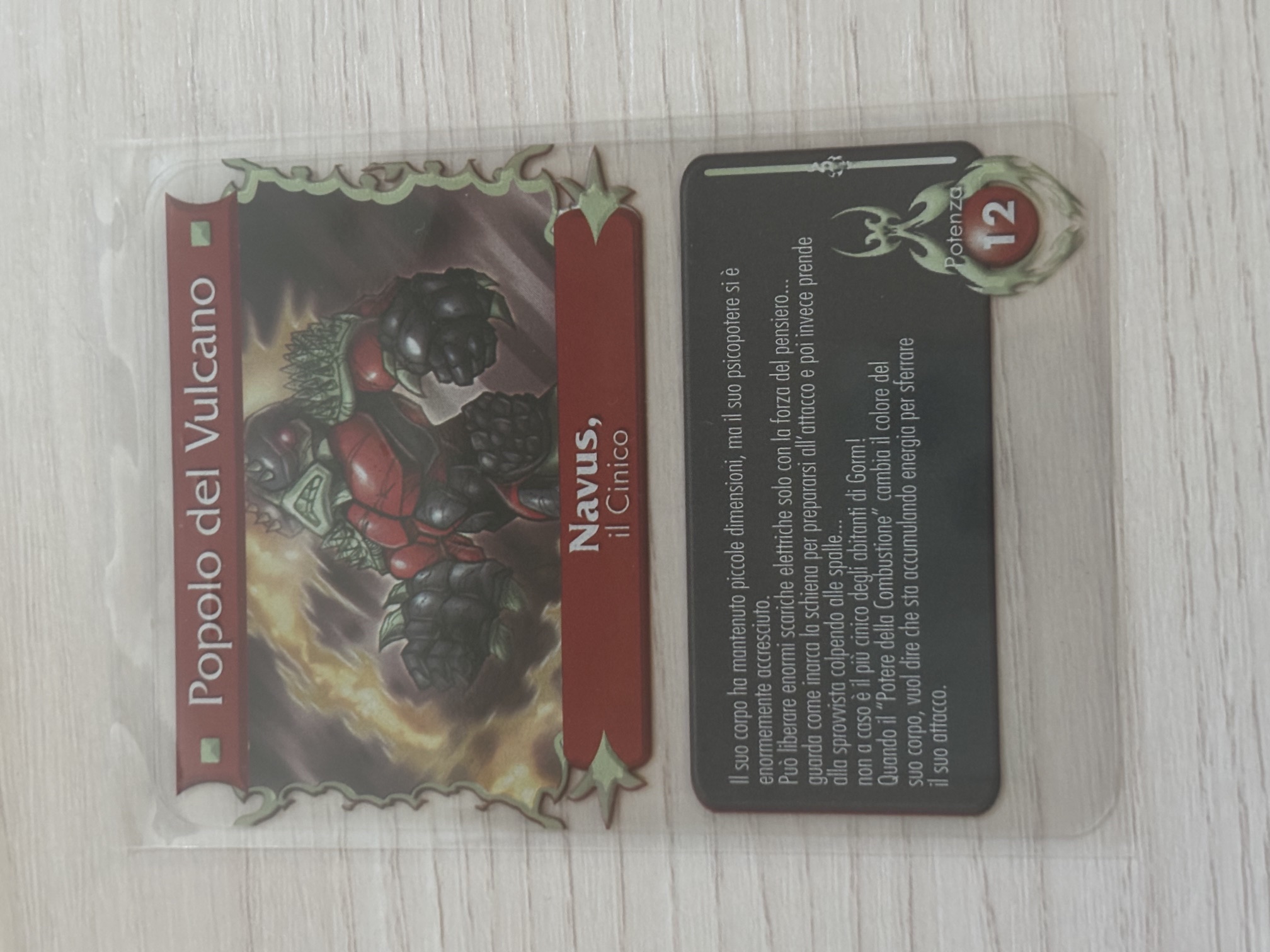 Gormiti - Navus il Cinico Plasticard