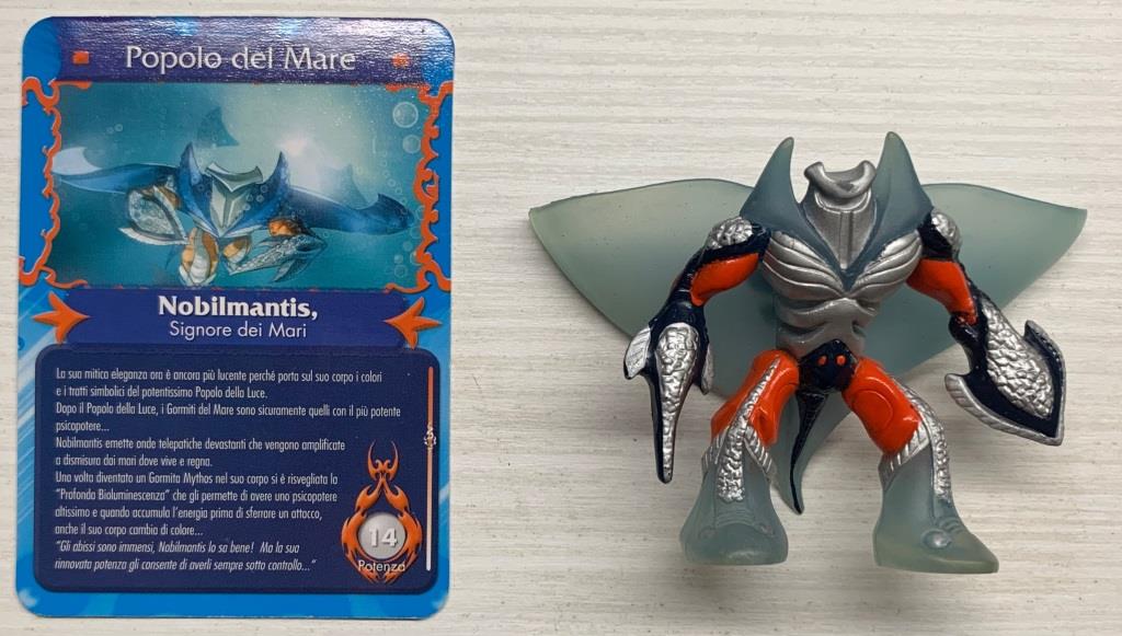 Gormiti Mythos - Nobilmantis il Signore dei Mari con carta