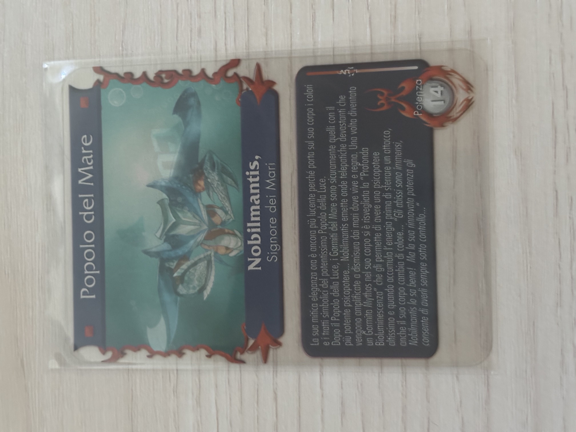 Gormiti - Nobilmantis il Signore dei Mari Plasticard