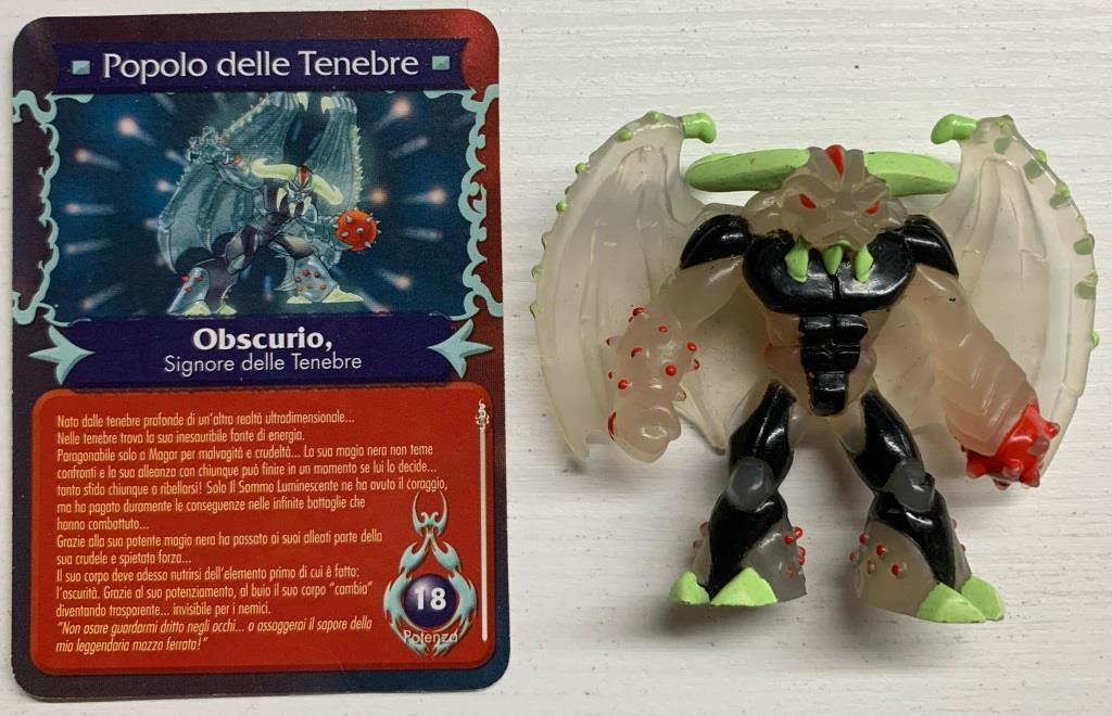 Gormiti Mythos - Obscurio il Signore delle Tenebre con carta