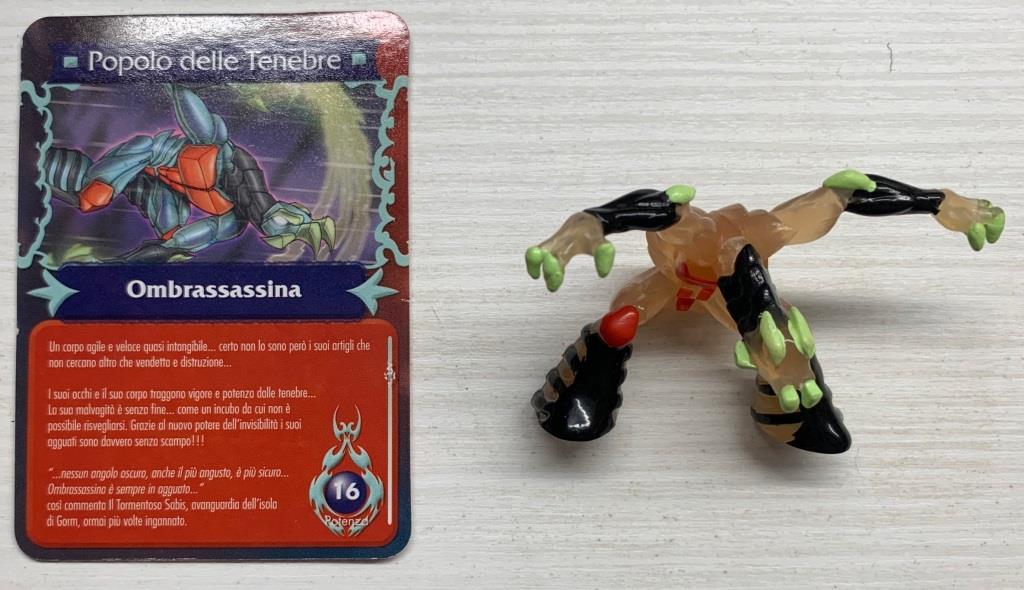 Gormiti Mythos - Ombrassassina con carta