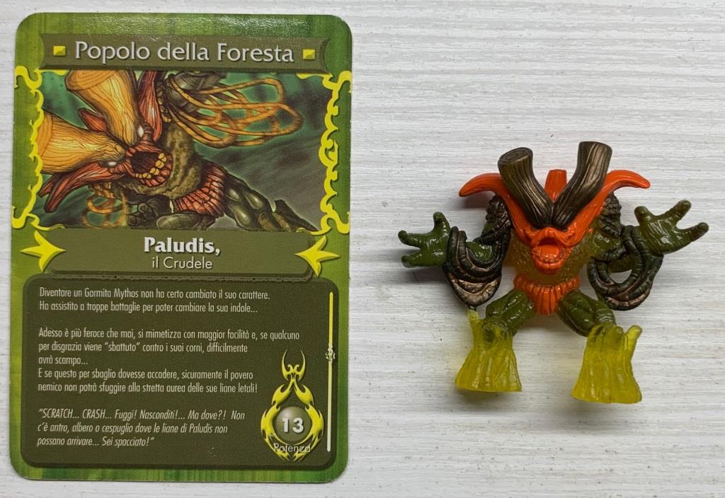 Gormiti Mythos - Paludis il Crudele con carta