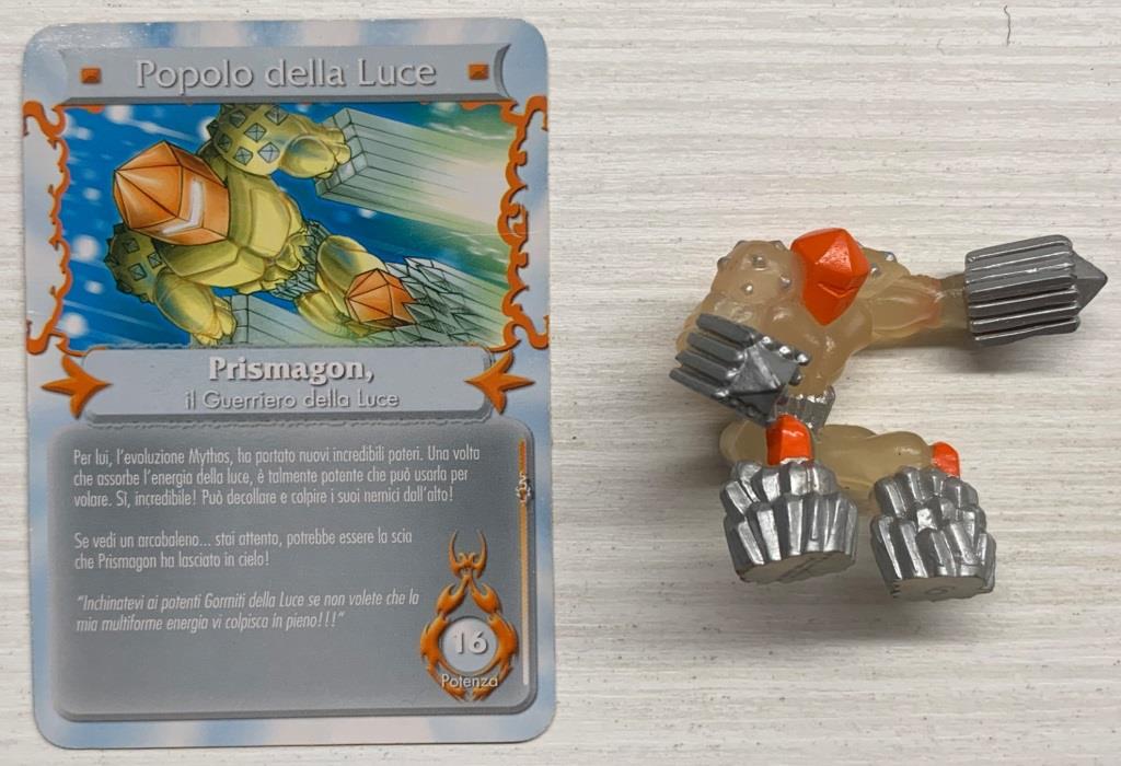 Gormiti Mythos - Prismagon il Guerriero della Luce con carta