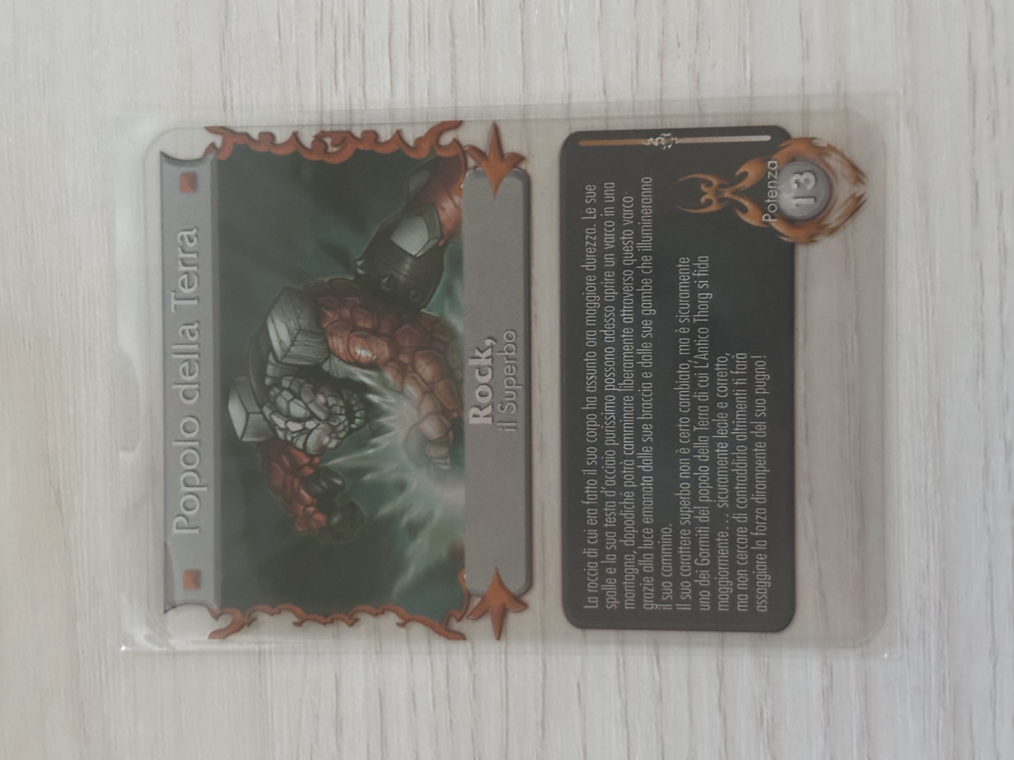 Gormiti - Rock il Superbo Plasticard