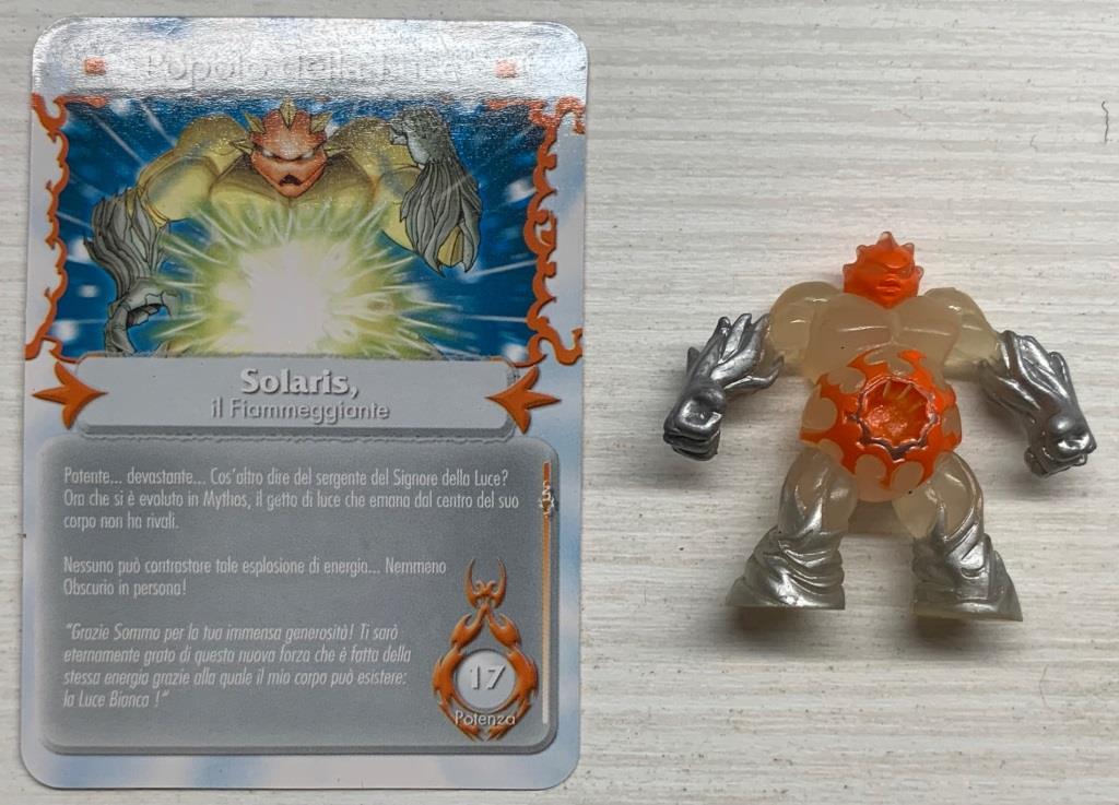 Gormiti Mythos - Solaris il Fiammeggiante con carta