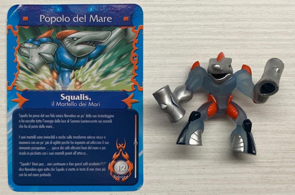 Gormiti Mythos - Squalis il Martello dei Mari con carta