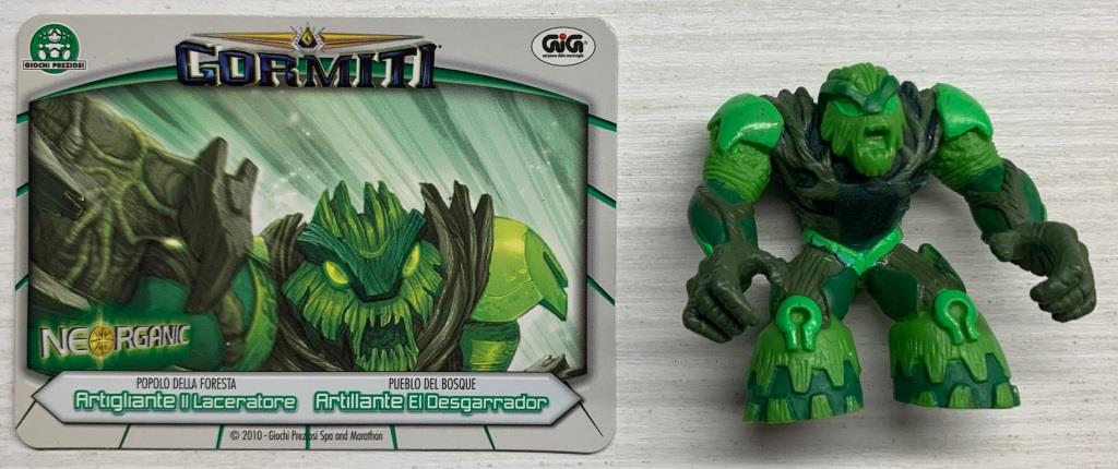 Gormiti Neorganic - Artigliante il Laceratore con carta