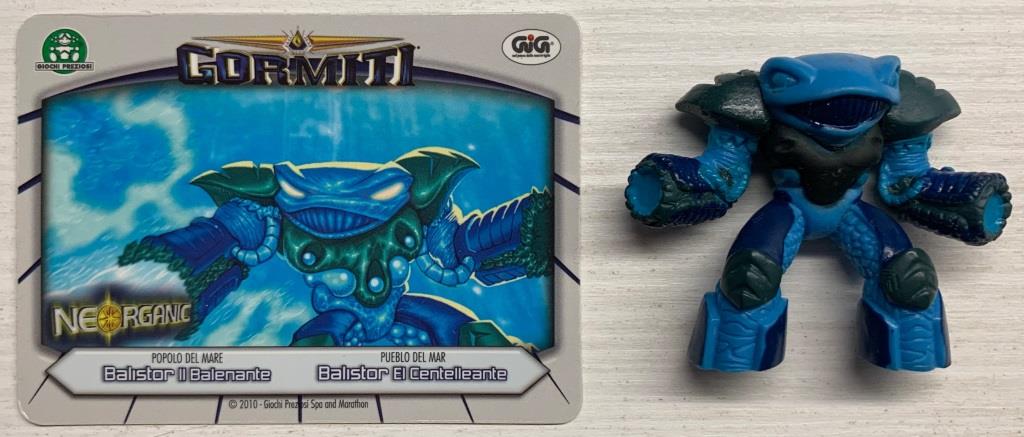 Gormiti Neorganic - Balistor il Balenante con carta