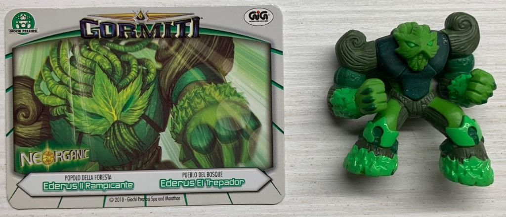Gormiti Neorganic - Ederus il Rampicante con carta