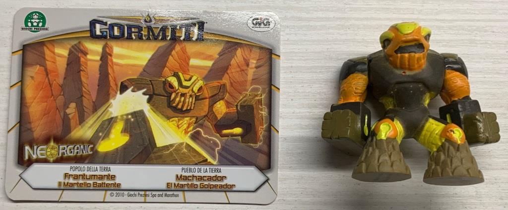 Gormiti Neorganic - Frantumante il Martello Battente con carta