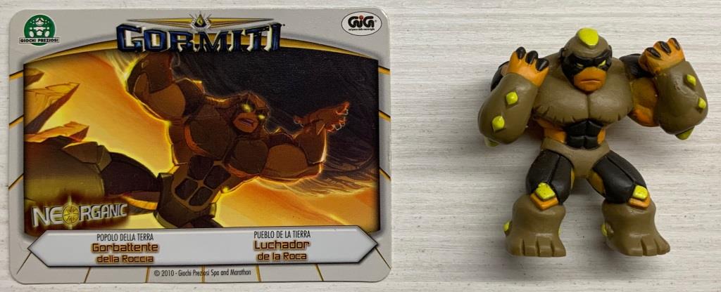 Gormiti Neorganic - Gorbattente della Roccia 2 con carta