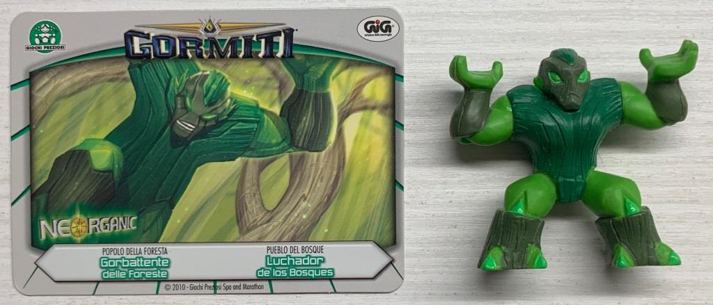Gormiti Neorganic - Gorbattente delle Foreste 2 con carta