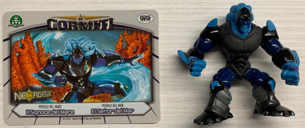 Gormiti Neorganic - Il Signore del Mare con carta
